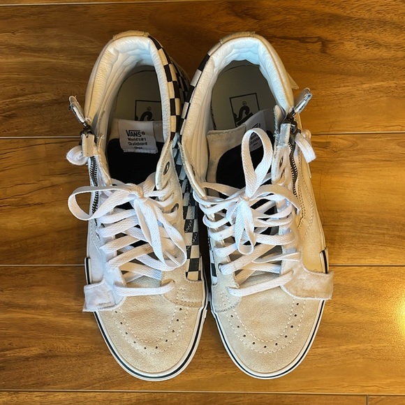 Vans SK8-Hi Reissue Shoes Mens size 9.5 in White - Picture 3 of 7